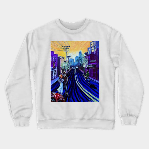 'North Davidson Street' Crewneck Sweatshirt by jerrykirk